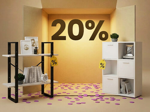 &Mu;&iota;&nu;&iota;&mu;&alpha;&lambda;&iota;&sigma;&tau;&iota;&kappa;ά &rho;ά&phi;&iota;&alpha; &alpha;&pi;ό &mu;&alpha;ύ&rho;&omicron; &mu;έ&tau;&alpha;&lambda;&lambda;&omicron; &kappa;&alpha;&iota; &alpha;&nu;&omicron;&iota;&chi;&tau;ό &xi;ύ&lambda;&omicron; &mu;&epsilon; &lambda;&epsilon;&upsilon;&kappa;ά &kappa;&upsilon;&beta;&iota;&kappa;ά &nu;&tau;&omicron;&upsilon;&lambda;ά&pi;&iota;&alpha; &sigma;&epsilon; &sigma;&kappa;&eta;&nu;&iota;&kappa;ό &tau;ύ&pi;&omicron;&upsilon; &kappa;&omicron;&upsilon;&tau;&iota;&omicron;ύ, &mu;&epsilon; έ&kappa;&pi;&tau;&omega;&sigma;&eta; 20% &sigma;&epsilon; έ&pi;&iota;&pi;&lambda;&alpha; &alpha;&pi;&omicron;&theta;ή&kappa;&epsilon;&upsilon;&sigma;&eta;&sigmaf;.