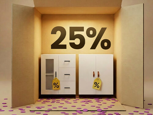 &Mu;&omicron;&nu;&tau;έ&rho;&nu;&omicron;&iota; &lambda;&epsilon;&upsilon;&kappa;&omicron;ί &mu;&pi;&omicron;&upsilon;&phi;έ&delta;&epsilon;&sigmaf; &kappa;&alpha;&iota; &nu;&tau;&omicron;&upsilon;&lambda;ά&pi;&iota;&alpha; &sigma;&epsilon; &sigma;&kappa;&eta;&nu;&iota;&kappa;ό &tau;ύ&pi;&omicron;&upsilon; &kappa;&omicron;&upsilon;&tau;&iota;&omicron;ύ, &mu;&epsilon; έ&kappa;&pi;&tau;&omega;&sigma;&eta; 25% &sigma;&epsilon; έ&pi;&iota;&pi;&lambda;&alpha; &alpha;&pi;&omicron;&theta;ή&kappa;&epsilon;&upsilon;&sigma;&eta;&sigmaf;.