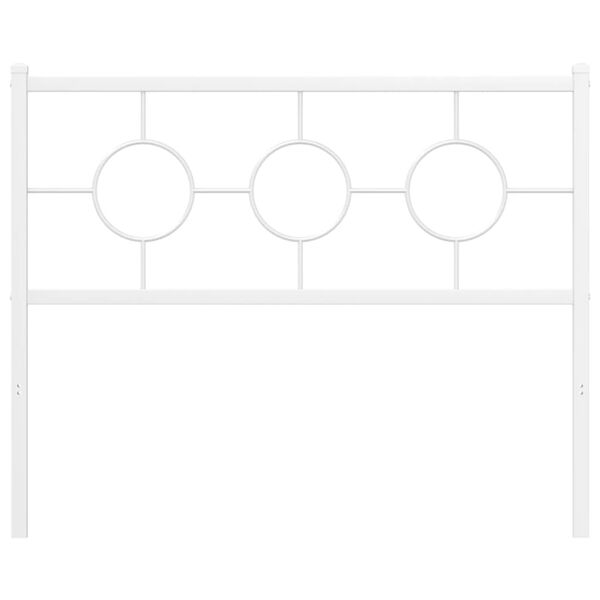 vidaXL Κεφαλάρι Λευκό 107 εκ. Μεταλλικό