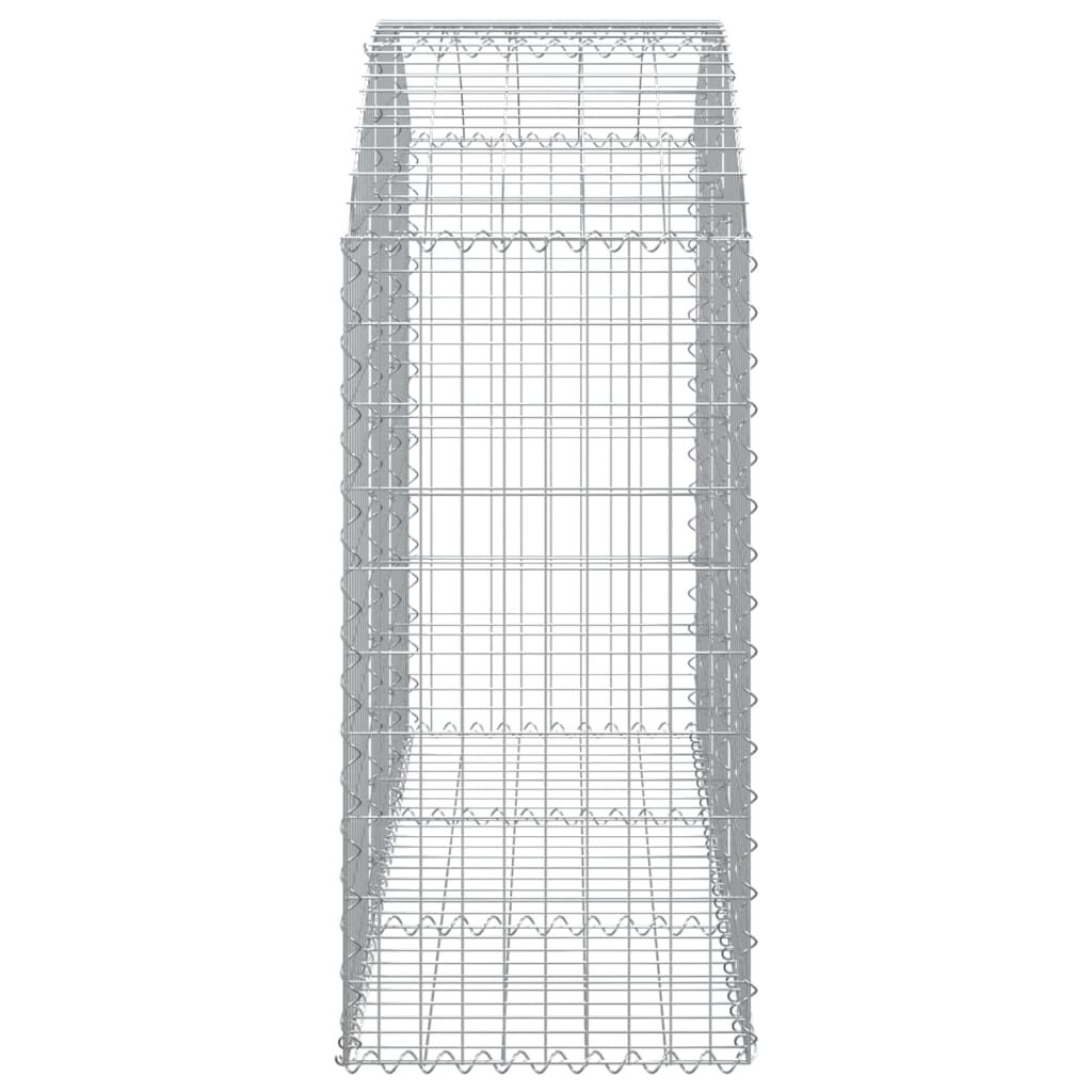 vidaXL Συρματοκιβώτιο Τοξωτό 150x50x100/120εκ. από Γαλβανισμένο Χάλυβα
