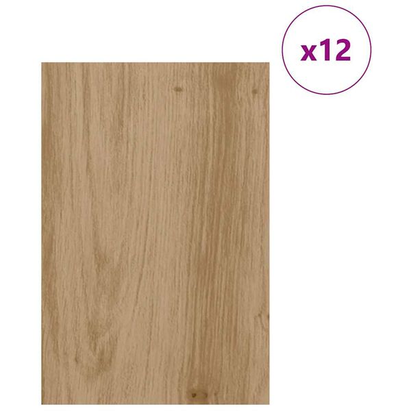 vidaXL &Delta;&iota;&alpha;&kappa;&omicron;&sigma;&mu;&eta;&tau;&iota;&kappa;ά &Pi;ά&nu;&epsilon;&lambda; 12 pcs Artisan Oak 40 x 60 x 0.27 &epsilon;&kappa;