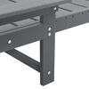 vidaXL Ξαπλώστρα Ανοιχτό γκρι 73.5 x 92 x 90εκ Πλαστικό