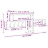vidaXL Τοίχου Κρεμάστρα με ράφι Καπνιστή δρυς 100 x 12 x 43.5 εκ