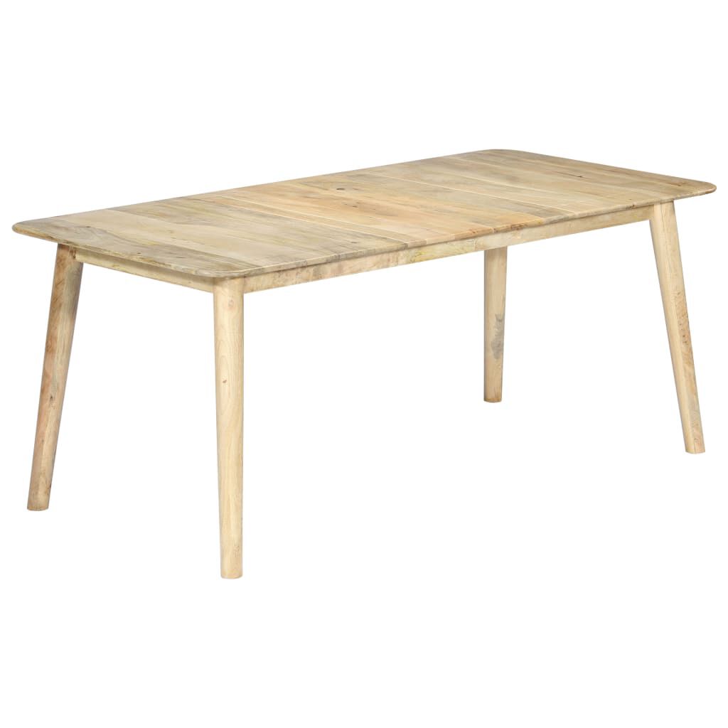 vidaXL Τραπεζαρία 180 x 90 x 76 εκ. από Μασίφ Ξύλο Μάνγκο