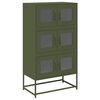 vidaXL Highboard &Epsilon;&lambda;&alpha;&iota;&omicron;&pi;&rho;ά&sigma;&iota;&nu;&omicron; 68x39x123 cm &Alpha;&tau;&sigma;ά&lambda;&iota;