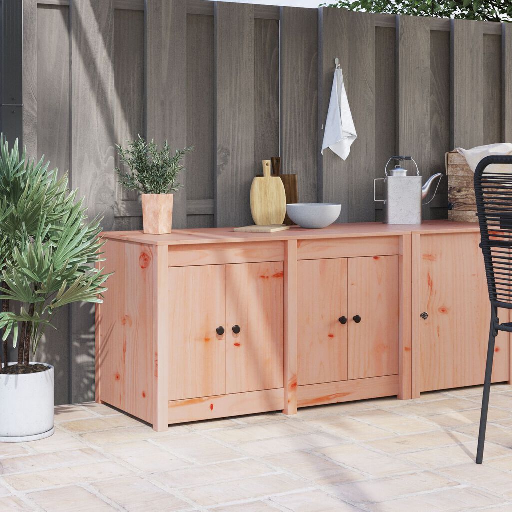 vidaXL Ντουλάπι Κουζίνας Εξωτερικού Χώρου 106x55x64 εκ. Μασίφ Ξύλο Ντάγκλας
