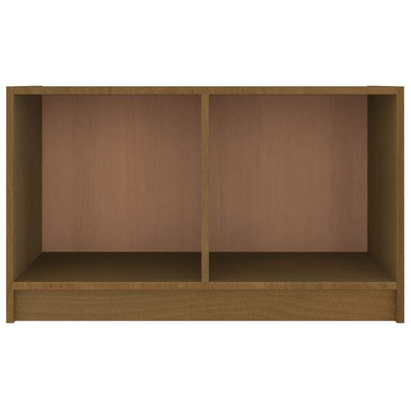 vidaXL Έπιπλο Τηλεόρασης Μελί 70 x 33 x 42 εκ. από Μασίφ Ξύλο Πεύκου