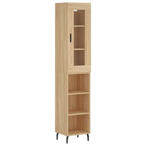 vidaXL &Mu;&pi;&omicron;&upsilon;&phi;έ&sigmaf; Sonoma &delta;&rho;&upsilon;&sigmaf; 34,5 x 34 x 180 &epsilon;&kappa;. &alpha;&pi;ό &Epsilon;&pi;&epsilon;&xi;&epsilon;&rho;&gamma;&alpha;&sigma;&mu;έ&nu;&omicron; &Xi;ύ&lambda;&omicron;