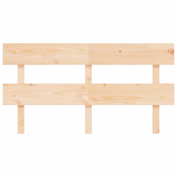 vidaXL Κεφαλάρι Κρεβατιού 154 x 3 x 81 εκ. από Μασίφ Ξύλο Πεύκου