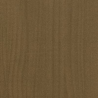 vidaXL Τραπεζάκι Σαλονιού Καφέ Μελί 110x50x33,5 εκ. Μασίφ Ξύλο Πεύκου