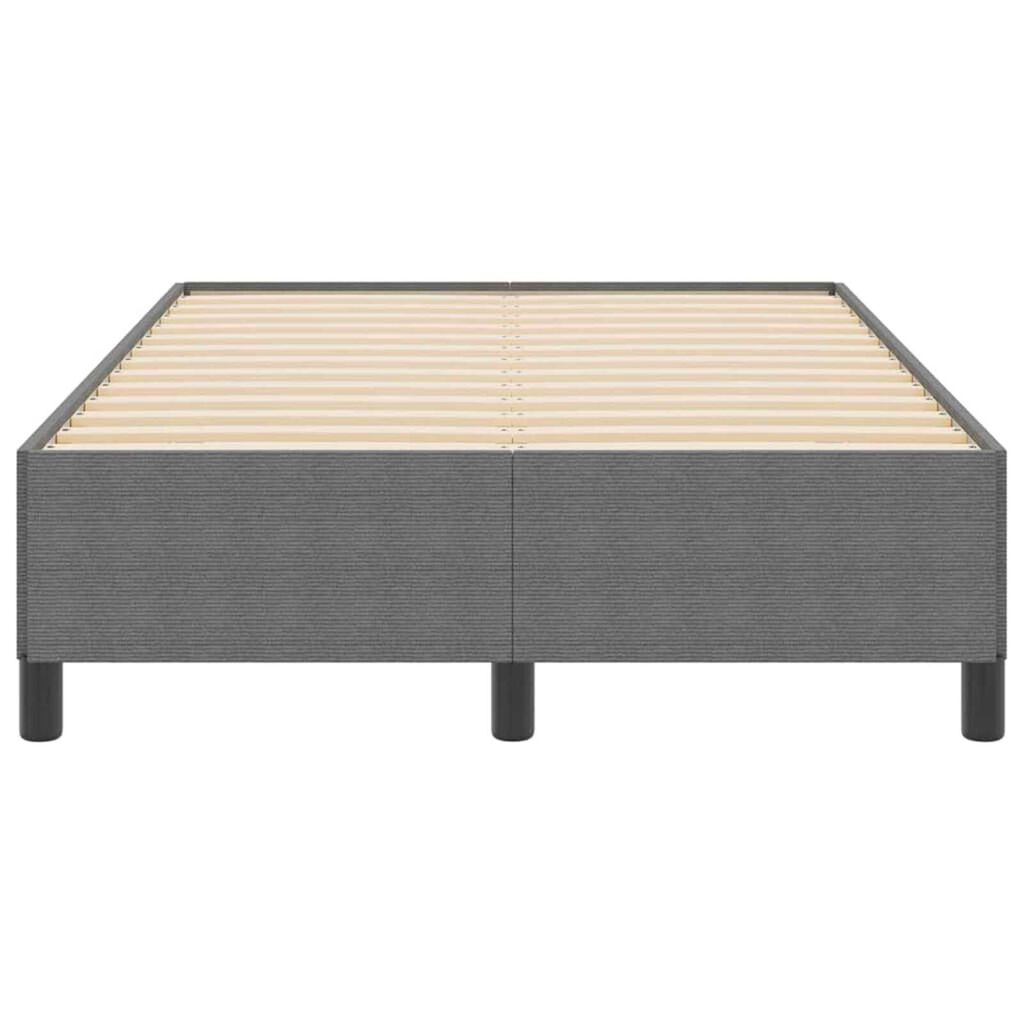 vidaXL Σκελετός Κρεβατιού Ανοιχτό γκρι 120 x 200 cm Βελούδο