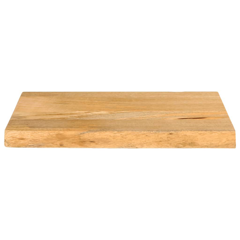 vidaXL Επιφάνεια Τραπεζιού 60x30x2,5 εκ. Live Edge Μασίφ Ξύλο Μάνγκο