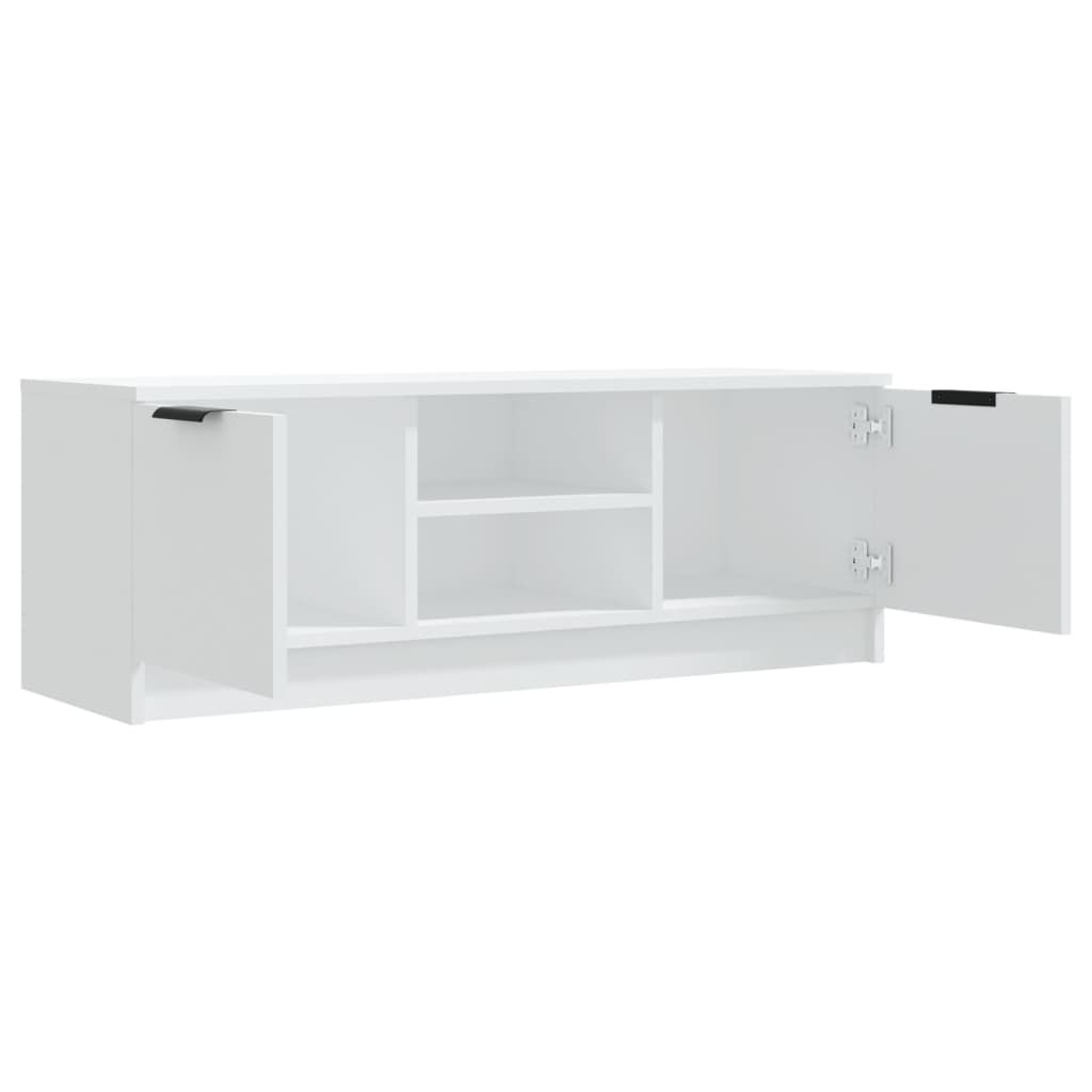 vidaXL Έπιπλο Τηλεόρασης Λευκό 102x35x36,5 εκ. Επεξεργασμένο Ξύλο