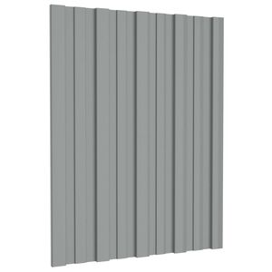 vidaXL &Pi;ά&nu;&epsilon;&lambda; &omicron;&rho;&omicron;&phi;ή&sigmaf; 12 &tau;&epsilon;&mu;. &Gamma;&kappa;&rho;&iota; 60 x 45 cm &Gamma;&alpha;&lambda;&beta;&alpha;&nu;&iota;&sigma;&mu;έ&nu;&omicron;&sigmaf; &chi;ά&lambda;&upsilon;&beta;&alpha;&sigmaf;