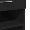 vidaXL Ντουλάπι Μαύρη 80x42,5x93 εκ. από Επεξεργασμένο Ξύλο