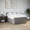 vidaXL &Kappa;&rho;&epsilon;&beta;ά&tau;&iota; Boxspring &mu;&epsilon; &Sigma;&tau;&rho;ώ&mu;&alpha; Taupe 160x200 &epsilon;&kappa;. &Upsilon;&phi;&alpha;&sigma;&mu;ά&tau;&iota;&nu;&omicron;
