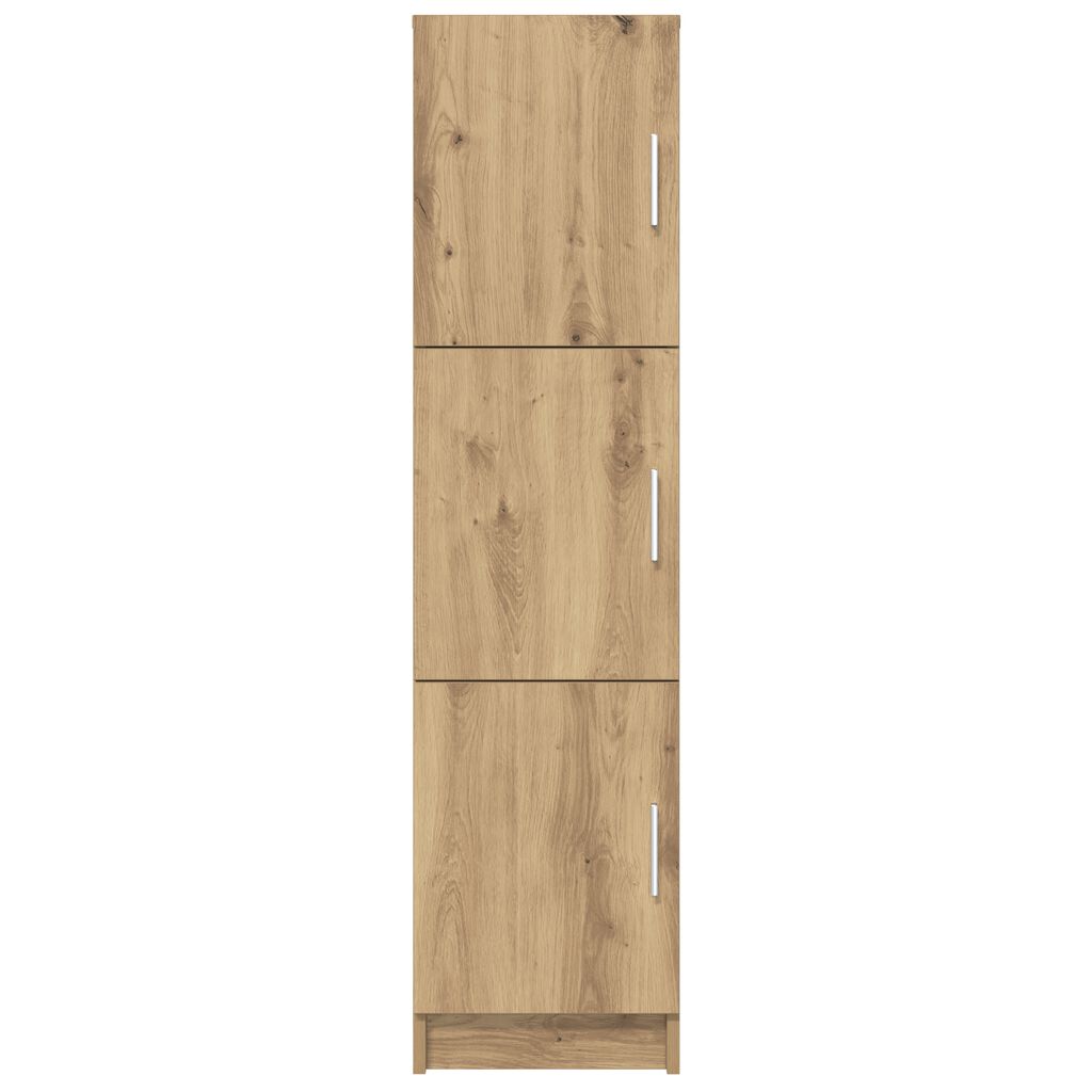 vidaXL Ψηλή Ντουλάπα artisan δρυς 31,5 x 32 x 124 εκ