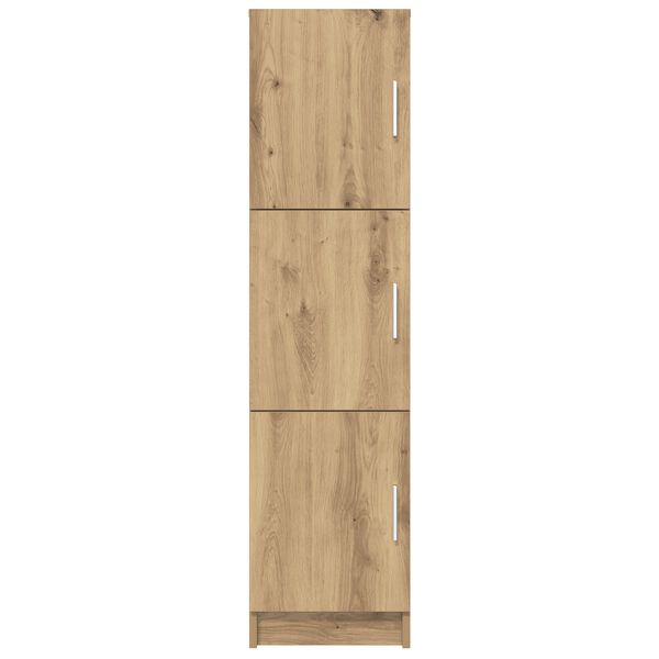 vidaXL Ψηλή Ντουλάπα artisan δρυς 31,5 x 32 x 124 εκ