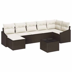 vidaXL &Sigma;&epsilon;&tau; &Kappa;&alpha;&nu;&alpha;&pi;έ &mu;&epsilon; &mu;&alpha;&xi;&iota;&lambda;ά&rho;&iota; 8 pcs &Kappa;&alpha;&phi;έ &sigma;&upsilon;&nu;&theta;&epsilon;&tau;&iota;&kappa;ό &rho;&alpha;&tau;ά&nu;