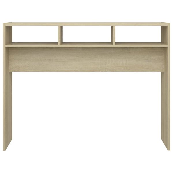 vidaXL Τραπεζάκι Κονσόλα Sonoma Δρυς 105 x 30 x 80 εκ. από Επεξ. Ξύλο