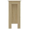 vidaXL Τραπέζι Κονσόλα με Ράφι Sonoma Δρυς 102x50x103,5εκ Επεξ. Ξύλο