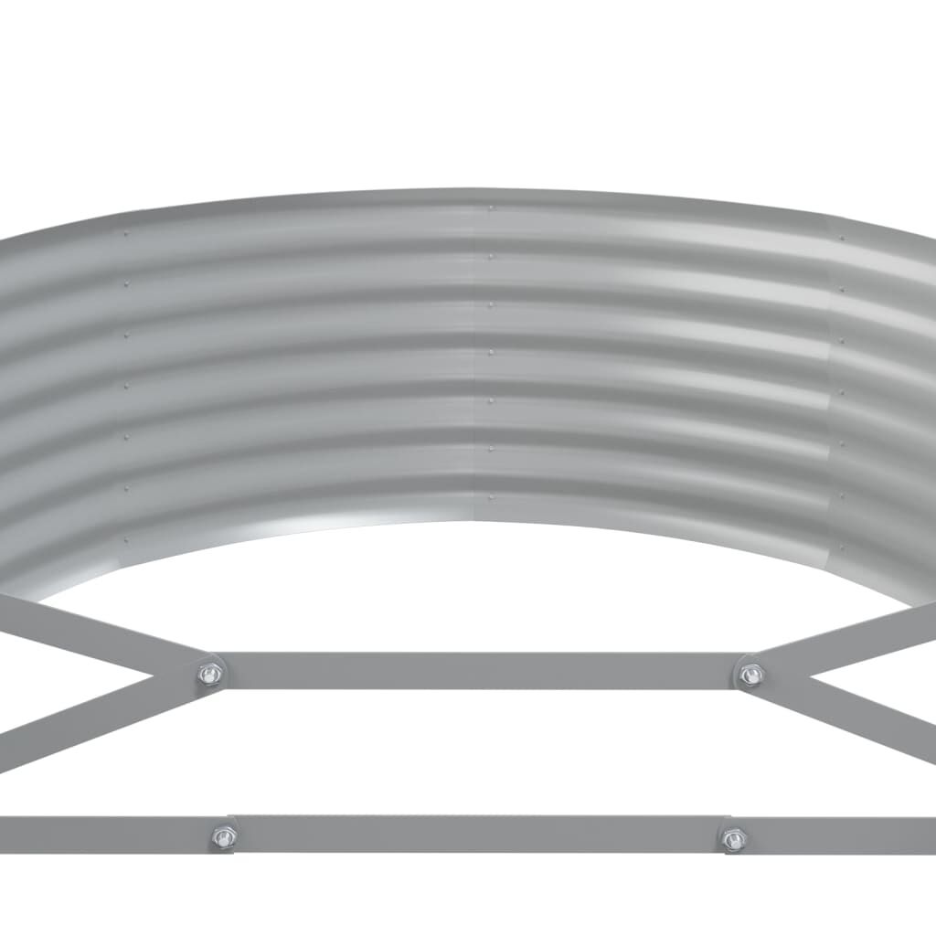 vidaXL Ζαρντινιέρα Ανθρακί 175x100x36εκ Ατσάλι με Ηλεκτρ. Βαφή Πούδρας