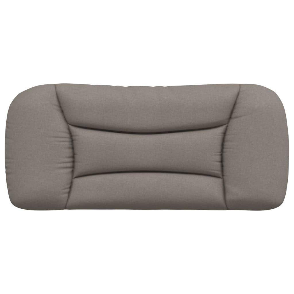 vidaXL Μαξιλάρι για Κεφαλάρι Taupe 90 εκ. Υφασμάτινο