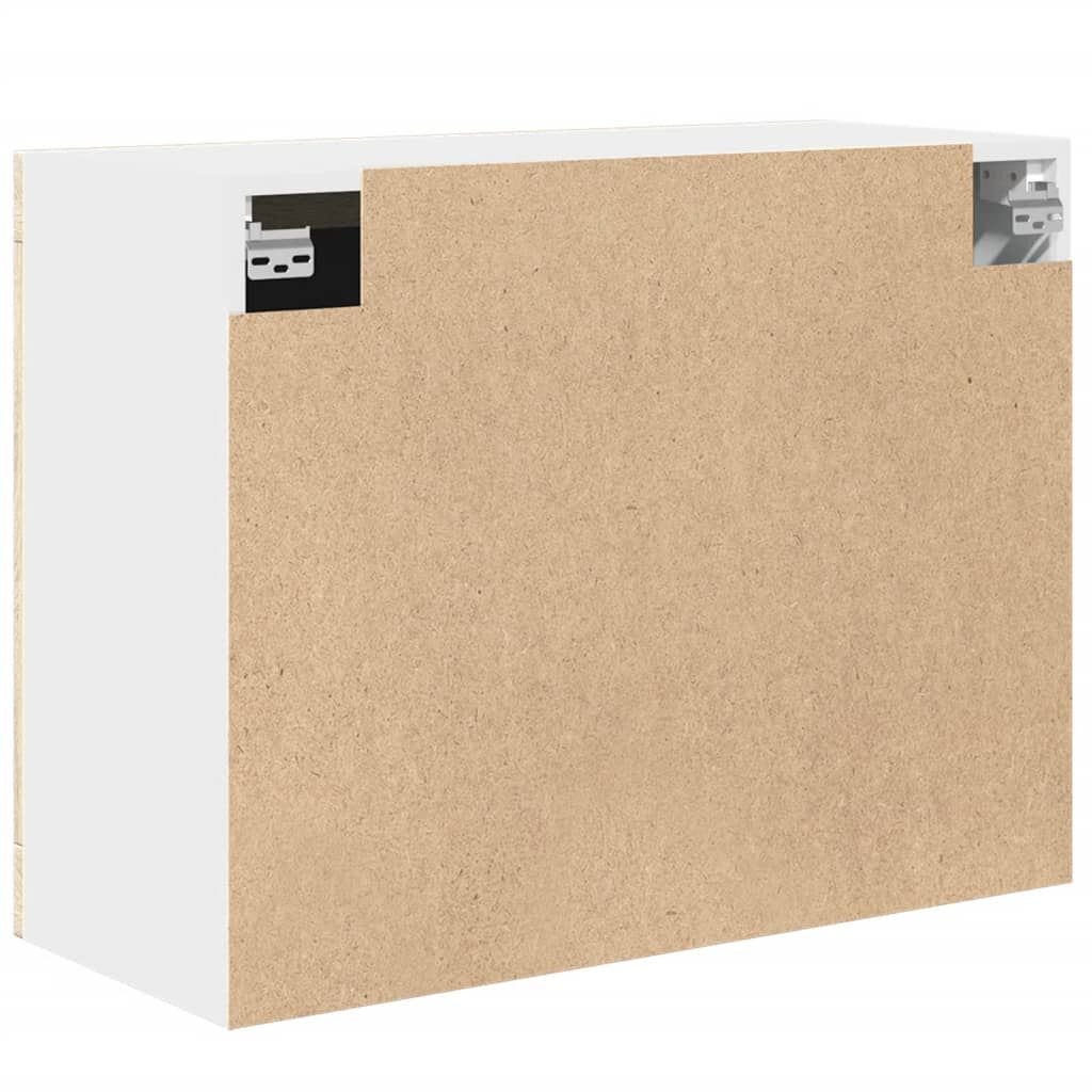 vidaXL Ντουλάπι Κρεμαστό με Τζάμι Lyon Sonoma Δρυς 80x31x60εκ.