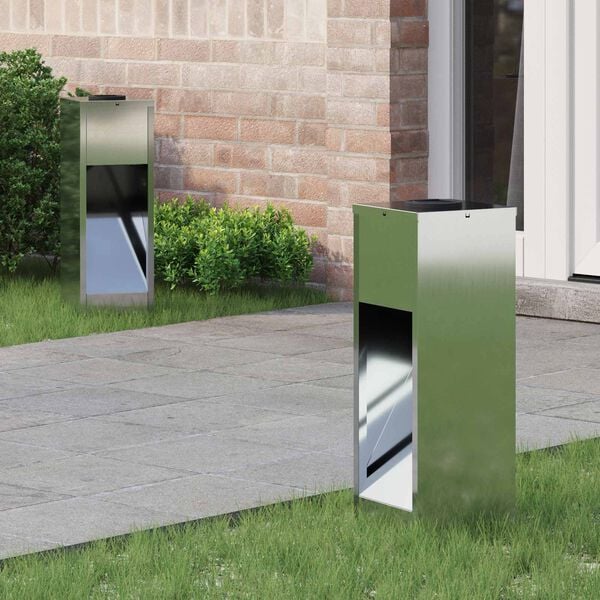 vidaXL Φωτιστικό Ηλιακής Ενέργειας LED Διαδρομής 2 pcs Γαλβανισμένο