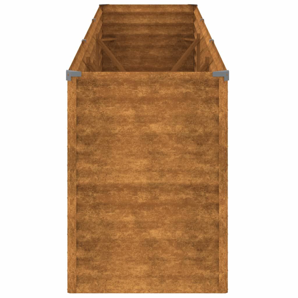 vidaXL Ζαρντινιέρα 291 x 50 x 69 εκ. από Ατσάλι Σκληρυθέν στον Αέρα