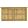 vidaXL Υπερυψωμένη Γλάστρα 196 x 50 x 100 εκ. Εμποτισμένο Ξύλο Πεύκου