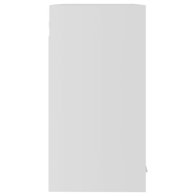 vidaXL Ντουλάπι Κρεμαστό με Τζάμι Λευκό 60x31x60 εκ. Μοριοσανίδα