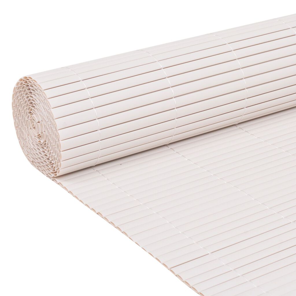 vidaXL Φράχτης Κήπου Διπλής Όψης PVC 150x300 εκ. Λευκό