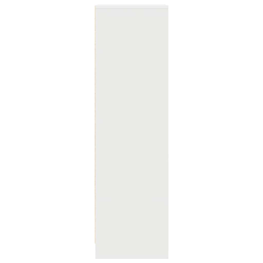 vidaXL Ντουλάπι Λευκό 29,5x34x119,5 εκ. Επεξεργασμένο Ξύλο δρυός