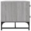 vidaXL Τραπεζάκι Σαλονιού Sonoma Γκρι 68,5x50x50 εκ με Γυάλινες Πόρτες