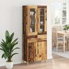 vidaXL Highboard &Pi;&alpha;&lambda;&iota;ό &Xi;ύ&lambda;&omicron; 69,5 x 34 x 180 &epsilon;&kappa;. &Epsilon;&pi;&epsilon;&xi;&epsilon;&rho;&gamma;&alpha;&sigma;&mu;έ&nu;&omicron; &xi;ύ&lambda;&omicron;