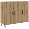 vidaXL &Pi;&lambda;&alpha;ϊ&nu;ό &gamma;&rho;&alpha;&phi;&epsilon;ί&omicron; Artisan Oak 90 x 32,5 x 80 &epsilon;&kappa; &Epsilon;&pi;&epsilon;&xi;&epsilon;&rho;&gamma;&alpha;&sigma;&mu;έ&nu;&omicron; &Xi;ύ&lambda;&omicron;