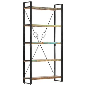 vidaXL &Beta;&iota;&beta;&lambda;&iota;&omicron;&theta;ή&kappa;&eta; &mu;&epsilon; 5 &Epsilon;&pi;ί&pi;&epsilon;&delta;&alpha; 90x30x180 &epsilon;&kappa;. &Mu;&alpha;&sigma;ί&phi; &Alpha;&nu;&alpha;&kappa;&upsilon;&kappa;&lambda;&omega;&mu;έ&nu;&omicron; &Xi;ύ&lambda;&omicron;