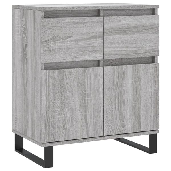 vidaXL Ντουλάπι Γκρι Sonoma 60x35x70 εκ. από Επεξεργασμένο Ξύλο