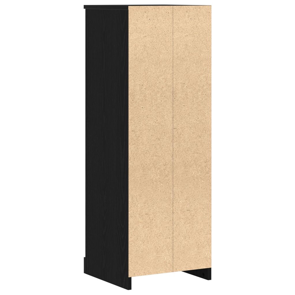 vidaXL Υψηλό ντουλάπι Μαύρη Δρυς 36x35,5x103,5 εκ Επεξεργασμένο Ξύλο