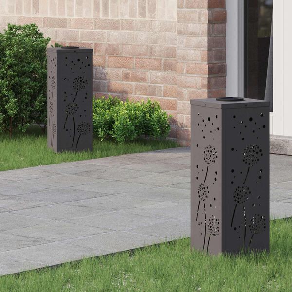 vidaXL &Eta;&lambda;&iota;&alpha;&kappa;ό LED &Phi;&omega;&sigmaf; &Delta;&rho;ό&mu;&omicron;&upsilon; 2 pcs &Mu;&alpha;ύ&rho;&omicron; &Kappa;&rho;ύ&omicron; &Rho;&omicron;&lambda;&alpha;&rho;&iota;&sigma;&mu;έ&nu;&omicron; &Chi;ά&lambda;&upsilon;&beta;&alpha;