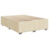vidaXL &Kappa;&rho;&epsilon;&beta;ά&tau;&iota; Boxspring &mu;&epsilon; &Sigma;&tau;&rho;ώ&mu;&alpha; &Kappa;&rho;&epsilon;&mu; 140x190 &epsilon;&kappa;. &Upsilon;&phi;&alpha;&sigma;&mu;ά&tau;&iota;&nu;&omicron;