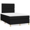 vidaXL &Kappa;&rho;&epsilon;&beta;ά&tau;&iota; Boxspring &mu;&epsilon; &Sigma;&tau;&rho;ώ&mu;&alpha; & LED &Mu;&alpha;ύ&rho;&omicron; 120x190 &epsilon;&kappa;. &Upsilon;&phi;&alpha;&sigma;&mu;ά&tau;&iota;&nu;&omicron;