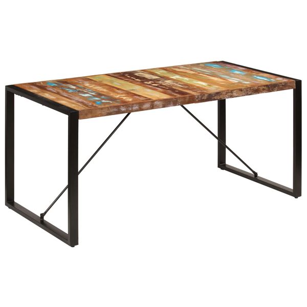 vidaXL Τραπεζαρία 160 x 80 x 75 εκ. από Μασίφ Ανακυκλωμένο Ξύλο