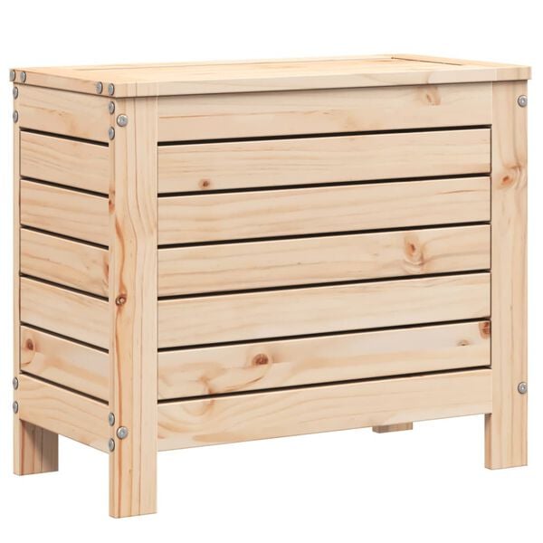 vidaXL Υποπόδιο Κήπου 62x31,5x52 εκ. από Μασίφ Ξύλο Πεύκου