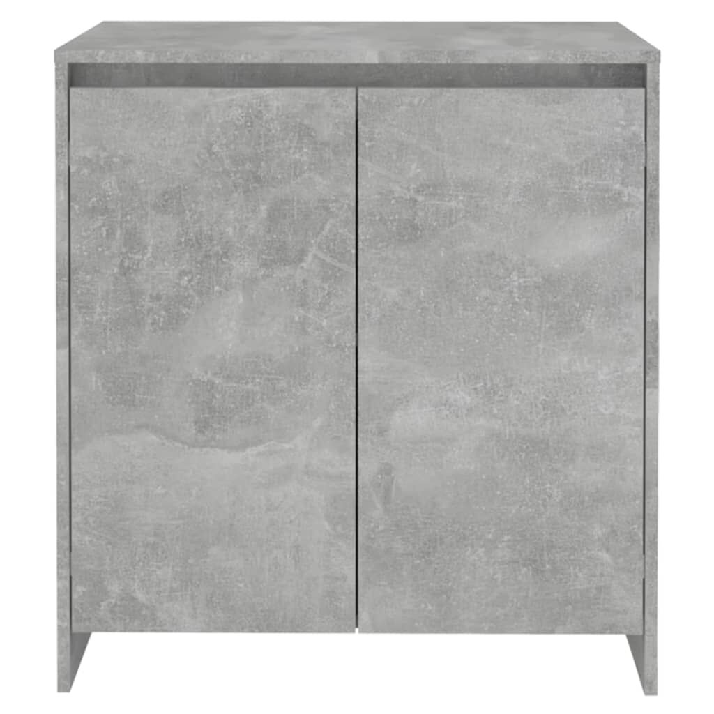 vidaXL Μπουφές Γκρι Σκυροδέματος 70x41x75 εκ. Επεξεργασμένο Ξύλο