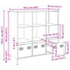 vidaXL Ραφιέρα Πράσινο Λαδί 101,5x39x103,5 εκ. από Ατσάλι