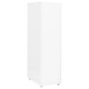 vidaXL Αρχειοθήκη Φορητή Λευκή 28 x 41 x 109 εκ. Μεταλλική