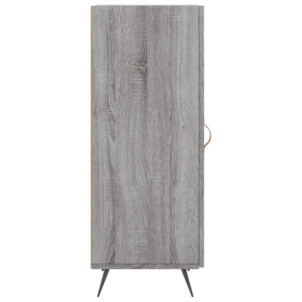 vidaXL Ντουλάπι Γκρι Sonoma 34,5x34x90 εκ. από Επεξεργασμένο Ξύλο