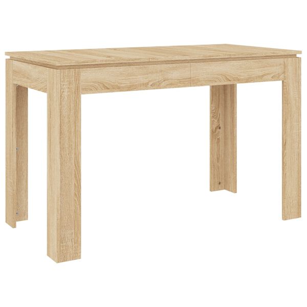 vidaXL Τραπεζαρία Sonoma Δρυς 120 x 60 x 76 εκ. από Επεξ. Ξύλο